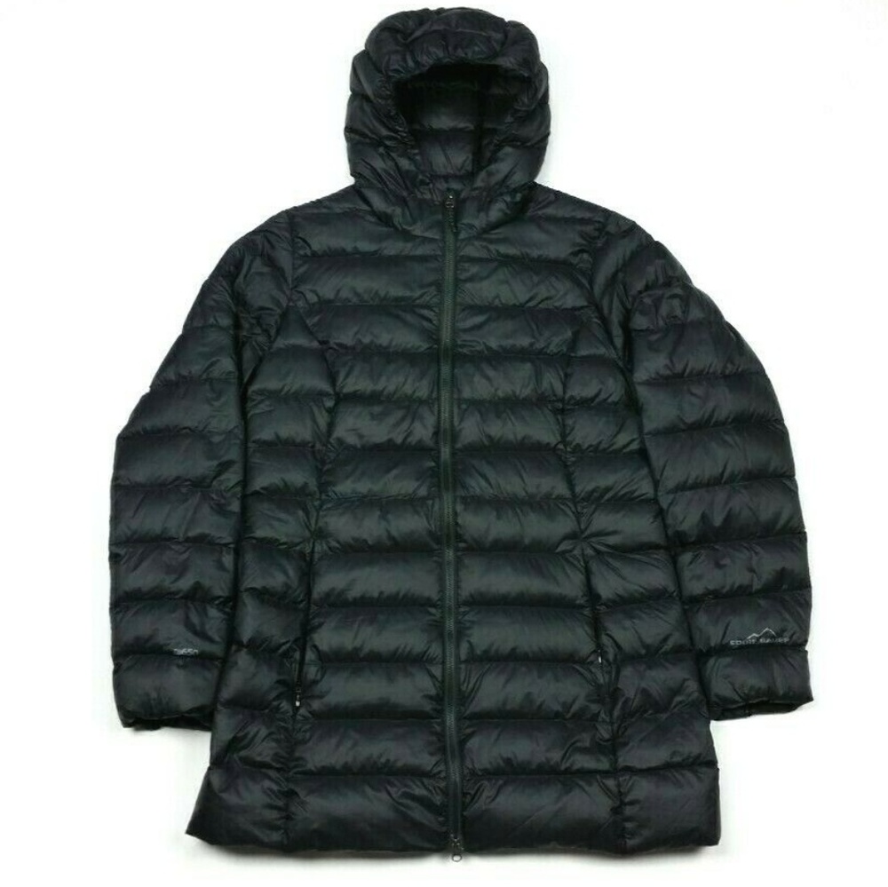 Eddie Bauer Cirruslite 650 Down Black Puffer Jacke